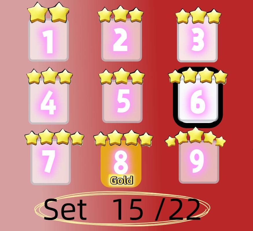 4 star and 5 star,Set 1 - Set 21 all Sticker