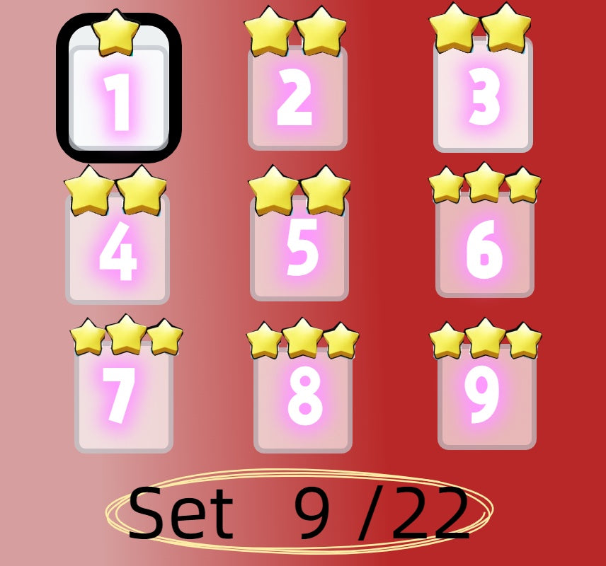 Monopoly Go Stickers,1 star、2 star、3 star and 4 star,Set 1 - Set 11 all Sticker