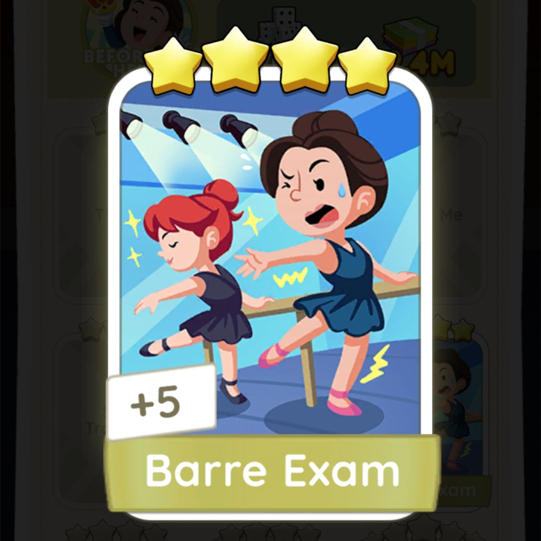 Set12 Barre Exam,Monopoly Go Sticker,Set12:6