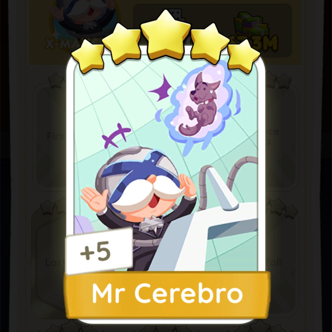 Set17 Mr Cerebro,Monopoly Go Sticker,Set17:5