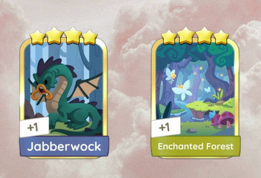 Set 14 &Set 15 Jabberwock & Enchanted Forest,Set 14-9 & Set 15-9
